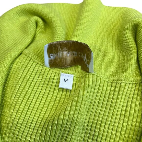 Emilia George Yellow Ribbed Eliza Maternity Top M - Picture 6 of 6